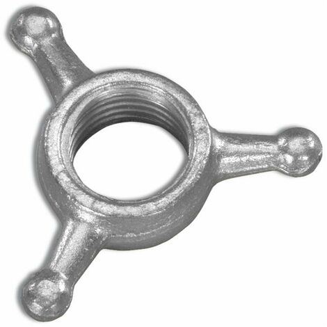 Controdado A Stella M30x3 Per Braccio Terzo Punto Ama - 40mm, Ricavato Da Stampaggio A Caldo - Foto 2