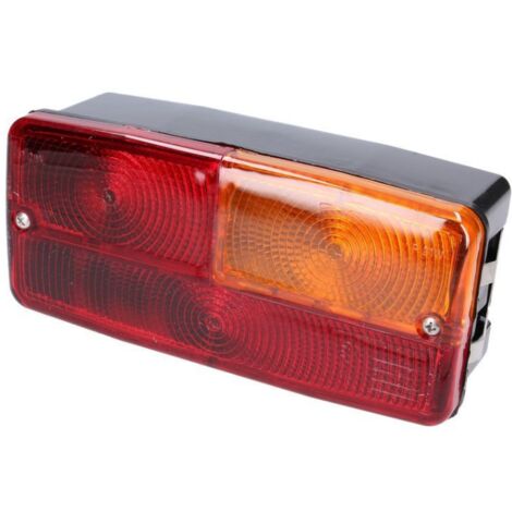 Fanale Posteriore Alogeno Destro Per Trattori - 160x136x85 Mm, Base Inclinata, Omologato ECE - Foto 10