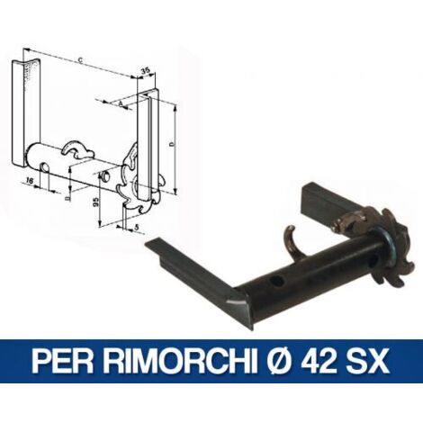 Verricello tipo sinistro per rimorchio e carribotte AMA 03531
