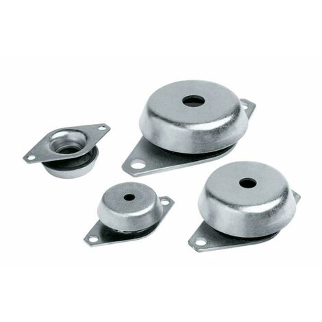 Supporto antivibrante a campana Ama 119x48 mm con foro passante Ø 24,5mm