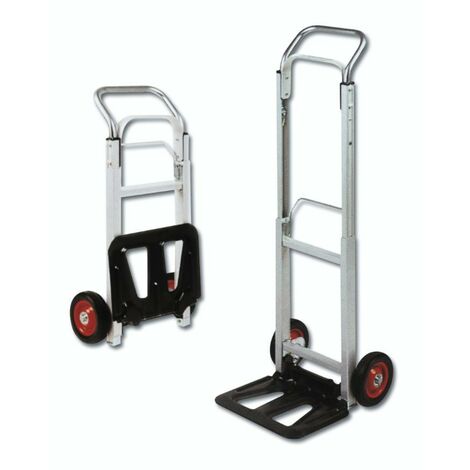 Carrello manuale in alluminio con portata di 90 kg