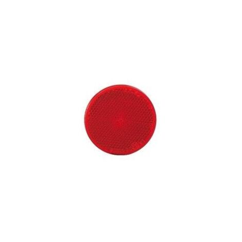 Catarifrangente adesivo rosso Ø 60mm (1/2)