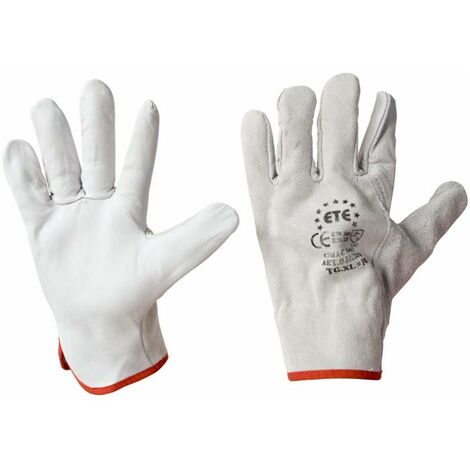 Guanti Da Lavoro Milwaukee Leather, Tg. 7, Col. Marrone Cuoio - Foto 4