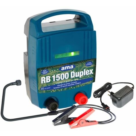 Elettrificatore per recinti elettrici Ama Duplex AB 1500 12/230V