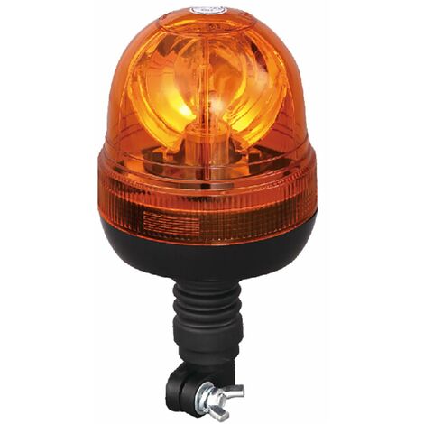 Lampeggiante per trattori alogeno base flessibile a baionetta 24V 70W (1/2)