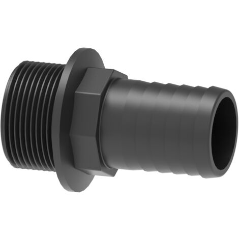Connect Consumables Raccordo Maschio Dritto Per Tubo Plastica – 11,8 Mm X 10 Mm – 5 Pezzi – Adatto Per Nylon E Gomma