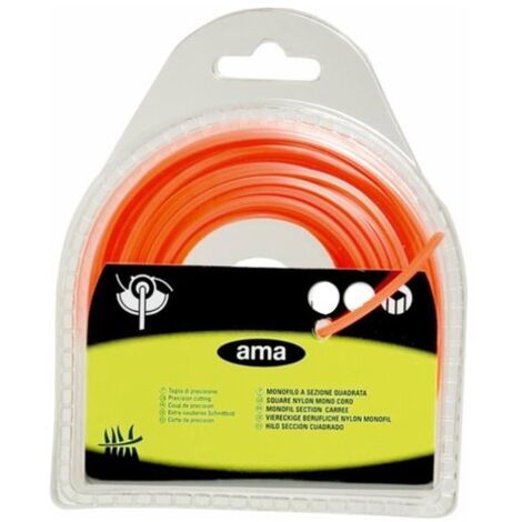 Filo decespugliatore sezione quadrata Ø 2,70mm bobina da 15m