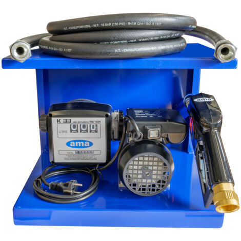 Distributore ad uso privato per gasolio "Easy Pump" completo di contalitri pompa pistola manuale e tubo