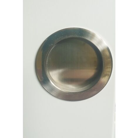 Porte Coulissante Vert Ral 6021 Vitrée H204 X L73 Et 2 Coquilles