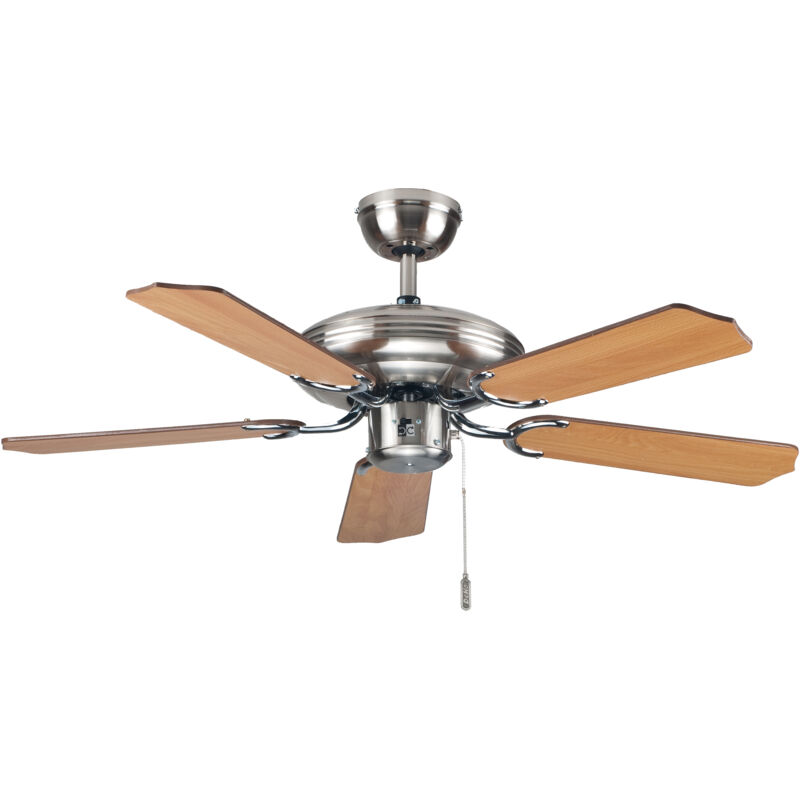 Zugketten-Set Für Deckenventilatoren – 2 Stück, 30,5 Cm, Mit Kristall- Und Glühbirnenornamenten, Nickel