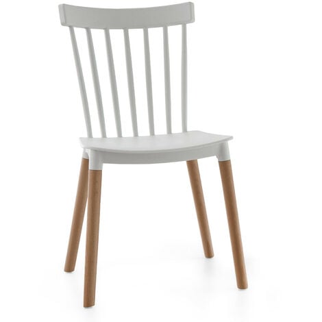 silla pata nórdica Color Blanco