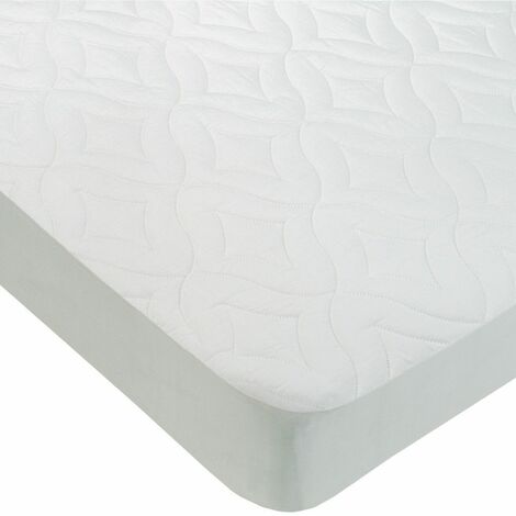 Home Heavenly ®- Protector de colchón / Cubrecolchón acolchado ZAFIR, traspirable en microfibra, funda ajustable  Medidas: 150x190/200