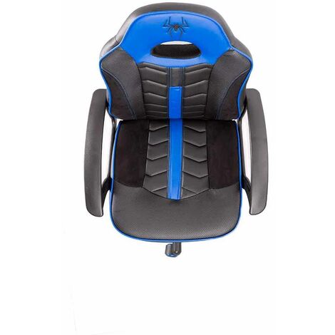 Home Heavenly® - Silla Gaming WIN, Silla escritorio para niños, con Ruedas, para Estudio, habitación Juvenil,  Color: Azul