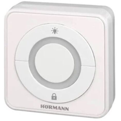 Hörmann – Bouton poussoir interne IT3B-1 pour motorisation de porte de garage – Rétro-éclairage – Câble 7m – Indice IP20 – Compatible Supramatic E/P