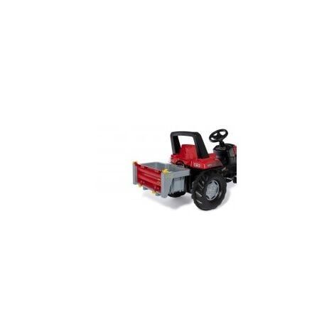 Tracteur pedales Rolly Toys John Deere 7930 avec chargeur frontal + auge,  Roues en plastique