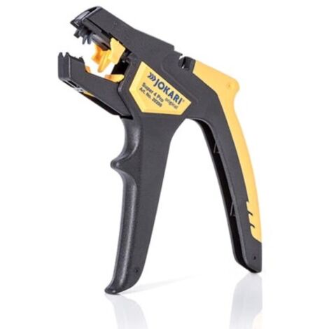 Jokari – Pince à dénuder automatique ergonomique 0,2 à 6,0 mm² – Coupe-fil jusqu'à 2,5 mm² – Certifiée TÜV et GS – Prise en main antidérapante - A249622