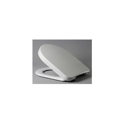 Hamberger sièges de toilettes Samar blanc, avec SoftClose et charnière enfichable en acier inoxydable (1/2)
