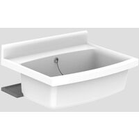 SANIT maxi vasque / lavabo / évier / lavabo avec trop-plein, blanc