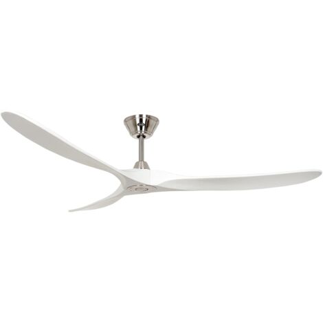 Ventilateur de plafond Eco Genuino DC 180 Chrome-Blanc (1/5)