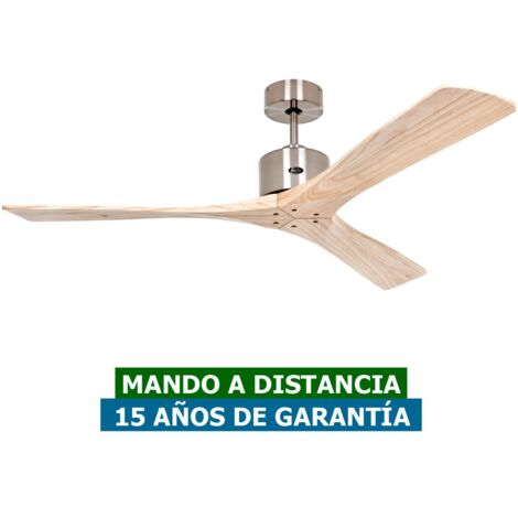 Ventilateur de plafond CasaFan 313266 MACAU 132cm Bois naturel/ chrome brossé