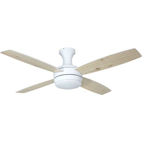 Ventilateur de plafond Saturn Blanc avec lumière (1/3)