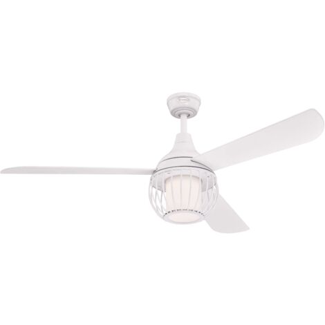 Ventilateur de plafond Graham Blanc 132 cm avec LED (1/5)