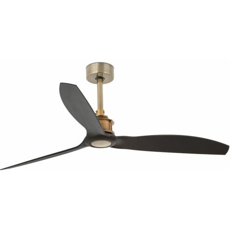 Ventilateur de plafond DC Just Fan Laiton / Noir (1/4)