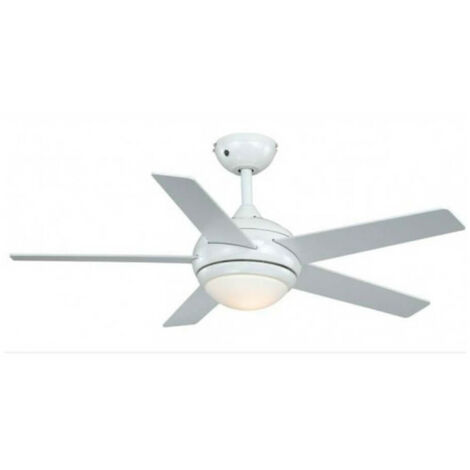 Ventilateur de plafond Fresco Blanc avec lumière (1/5)