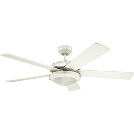 Ventilateur de plafond Comet Blanc avec éclairage (1/5)