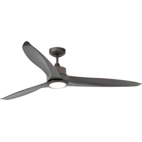Ventilateur de plafond DC Tonic Marron avec LED (1/5)