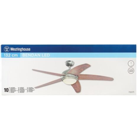 Ventilateur Plafond Bendan Argenté, Westinghouse
