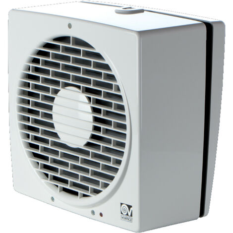 Vortice – Aérateur classique réversible 150 mm – Débit d'air max. 235 m³/h – Pression acoustique 37,5 dB(A) – 12612
