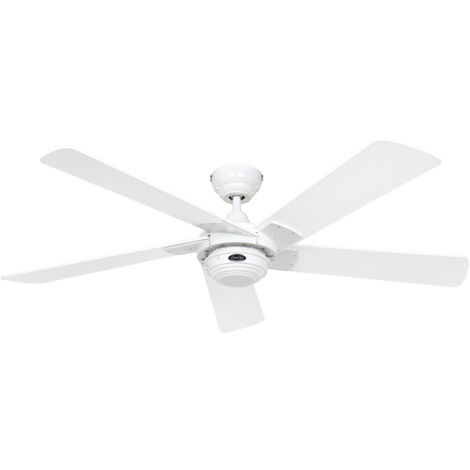 Ventilateur de plafond Rotary Blanc sans commande (1/3)