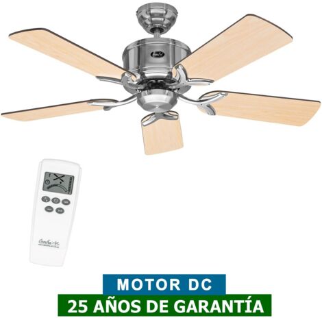 CasaFan 510382 Ventilateur de plafond ECO ELEMENTS 103cm wengé ou érable/chrome brossé