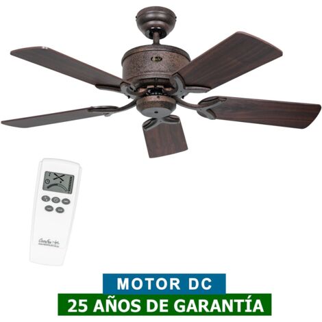 Ventilateur de plafond CasaFan 510383 ECO ELEMENTS 103cm noyer ou hêtre/marron antique