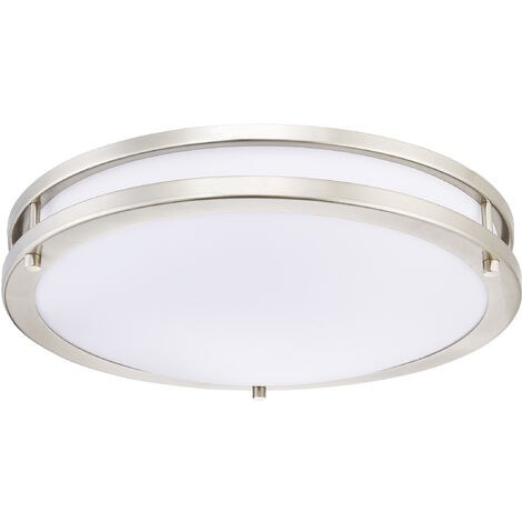 Lindby Plafonnier LED à intensité variable Jarda, Eclairage LED, Lampe
