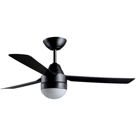 Ventilateur de plafond Megara Noir avec éclairage (1/2)