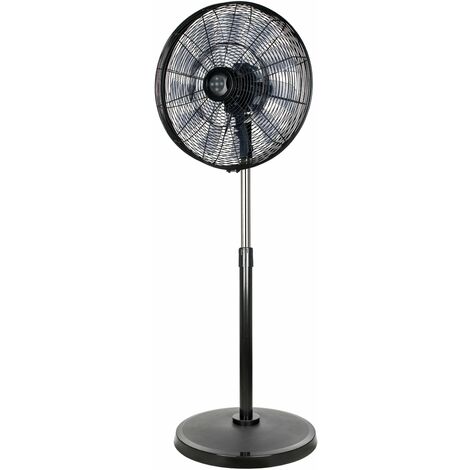 Casafan – Ventilateur sur pied silencieux 4,2-90W – 6 vitesses avec télécommande – Débit d'air 10023 m³/h – Inclinaison 35° – Hauteur réglable 110-135 cm