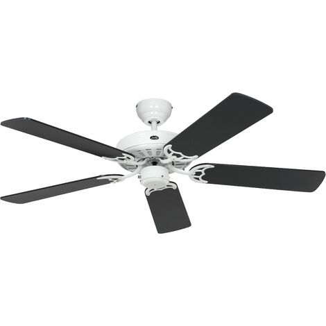 Ventilateur De Plafond CasaFan Classic Royal 132 Cm – Chrome Mat & Chêne – Neuf