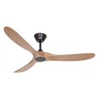 Ventilateur de plafond Eco Genuino DC 152 Noir-Chêne