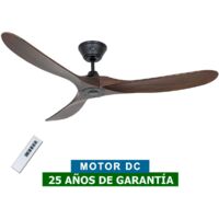 Ventilateur de plafond Eco Genuino DC 152 Noir-Noyer