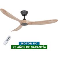 Ventilateur de plafond Eco Genuino DC 152 Noir-Bois