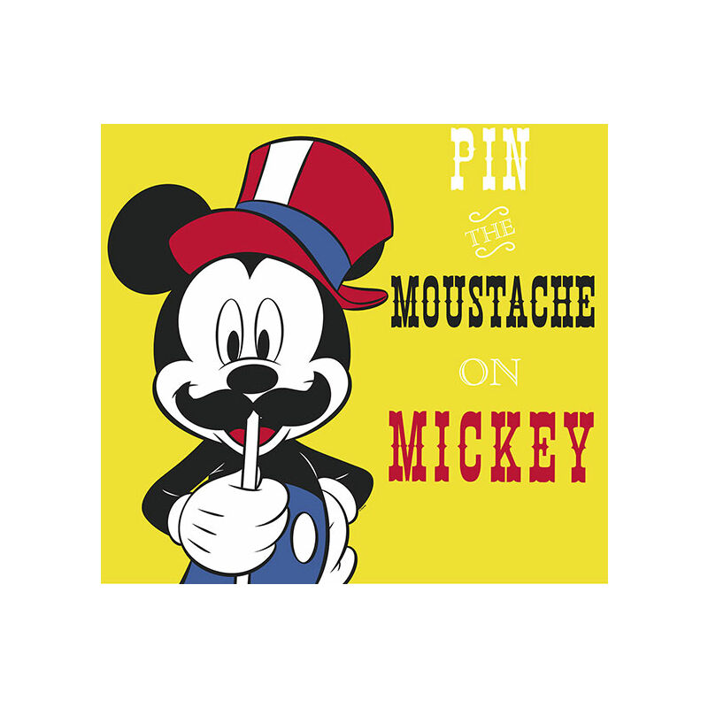 Komar Wandbild - Mickey Mouse - cm x Moustache Größe: 30 40