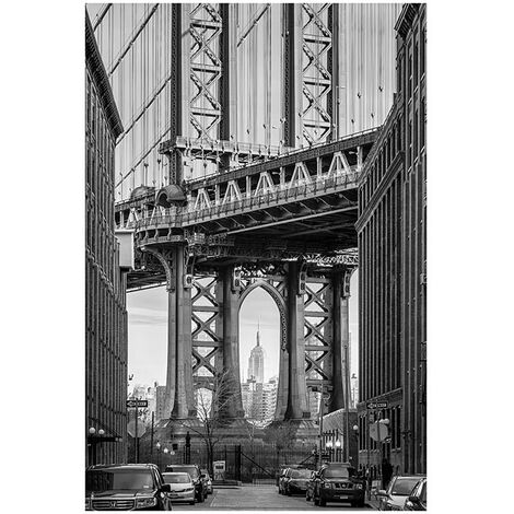 Komar Wandbild - Brooklyn Bridge 30 cm - Größe: x 40