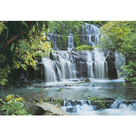 Photo murale de Komar - Pura Kaunui Falls - Taille: 368 x 254 cm - coloré