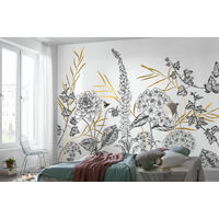 Papier peint panoramique intissée de Komar - Bumble Bee - Taille: 400 x 280 cm