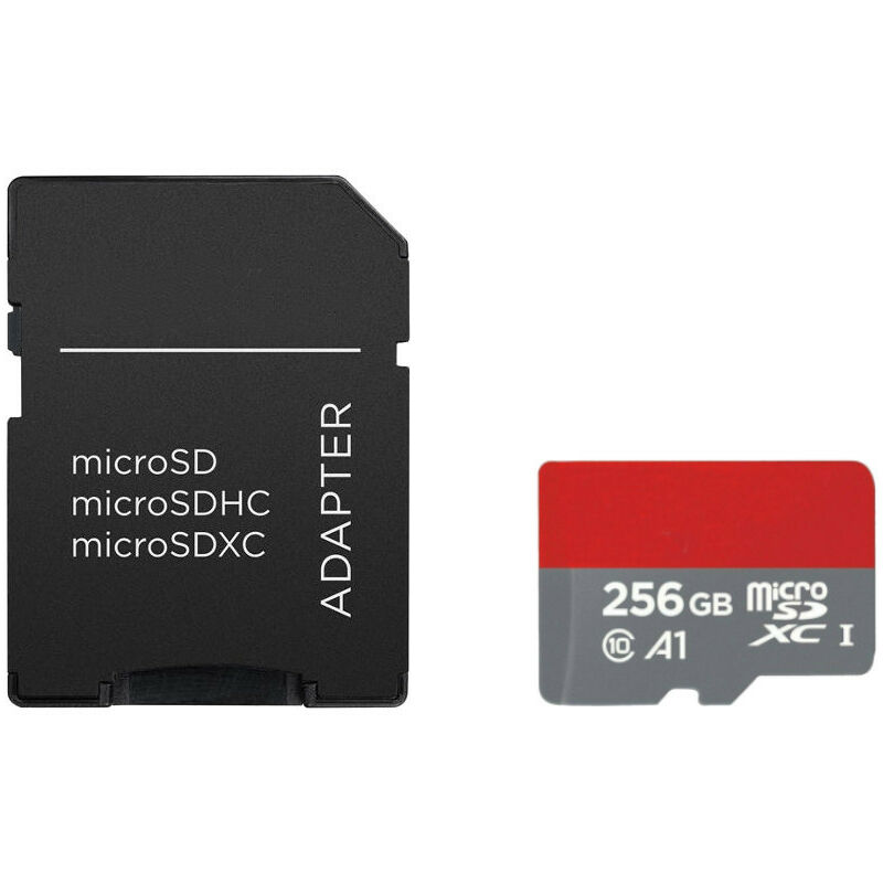 256GB MicroSDXC Speicherkarte mit A1-Spezifikation 150mb/s kompatibel mit GoPro Hero 4, 5, 6, 7, 8, 9, 10, 11 Black Action Cam Kamera