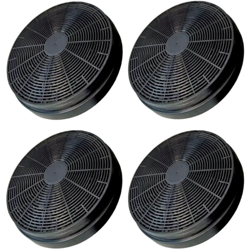 Vhbw 4er-Set Aktivkohlefilter – 17,5 Cm – Passend Für PKM Dunstabzugshauben RH-6090/400, 9099, RH-6004/450 & Mehr