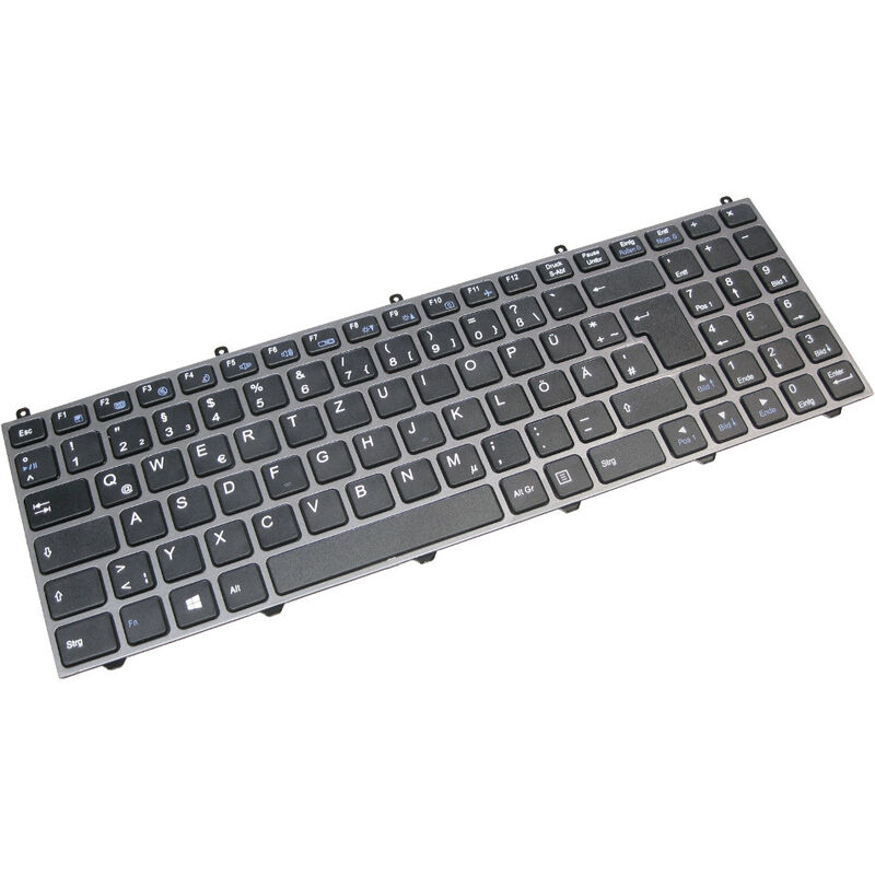 Laptop Tastatur QWERTZ DE für Clevo W650 W650KJ1 W650KL W650RC W650RZ  W650SB W650SF W650SJ W650SZ / Ersatz Notebook Keyboard Deutsch zum Austausch