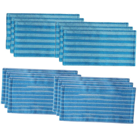 12x Trade-Shop Mikrofasertuch / Mikrofaserpad kompatibel mit Philips SpeedPro Max Aqua, SpeedPro Aqua, PowerPro Aqua, XV1700/01 ersetzt 432200494312 (1/2)